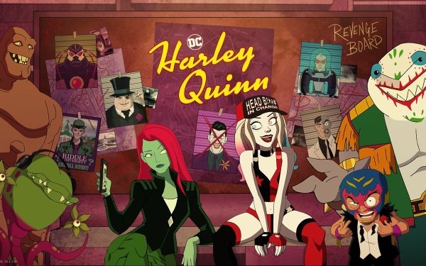 TV Show Harley Quinn Poison Ivy King Shark Clayface HD Wallpaper | Background Image