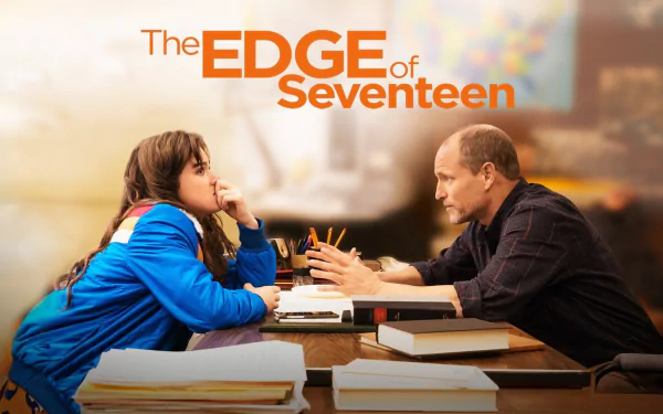 Woody Harrelson Hailee Steinfeld movie The Edge of Seventeen HD Desktop Wallpaper | Background Image