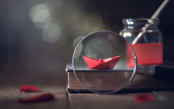 paper boat man made origami HD Desktop Wallpaper | Background Image