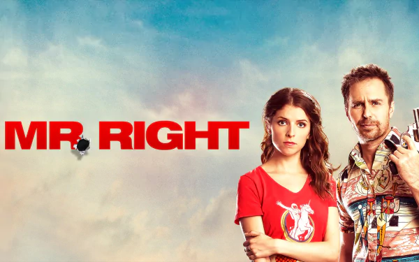 Sam Rockwell Anna Kendrick movie Mr. Right HD Desktop Wallpaper | Background Image