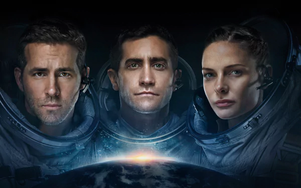 Ryan Reynolds Rebecca Ferguson Jake Gyllenhaal movie Life (2017) HD Desktop Wallpaper | Background Image