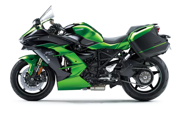 Kawasaki Ninja H2 SX Kawasaki motorcycle vehicle Kawasaki Ninja HD Desktop Wallpaper | Background Image