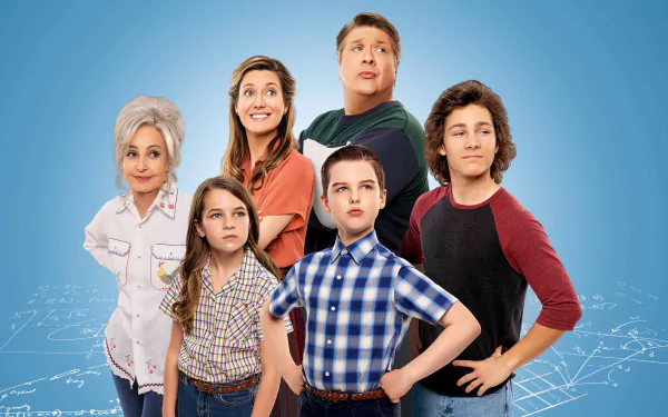 TV Show Young Sheldon HD Desktop Wallpaper | Background Image