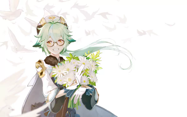 Sucrose (Genshin Impact) video game Genshin Impact HD Desktop Wallpaper | Background Image