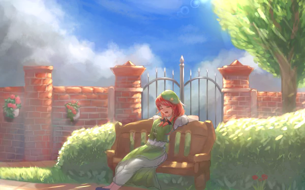 Hong Meiling Anime Touhou HD Desktop Wallpaper | Background Image