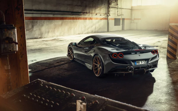 supercar silver car car Ferrari vehicle Ferrari F8 Tributo HD Desktop Wallpaper | Background Image