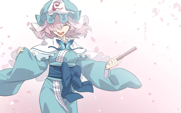 Yuyuko Saigyouji Anime Touhou HD Desktop Wallpaper | Background Image
