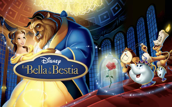 movie Beauty And The Beast (1991) HD Desktop Wallpaper | Background Image
