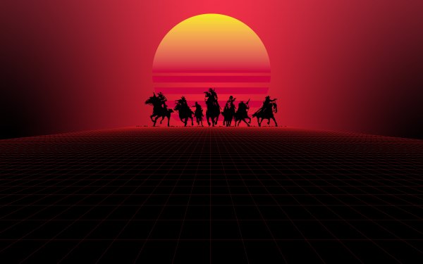 Video Game Red Dead Redemption 2 Red Dead Minimalist HD Wallpaper | Background Image