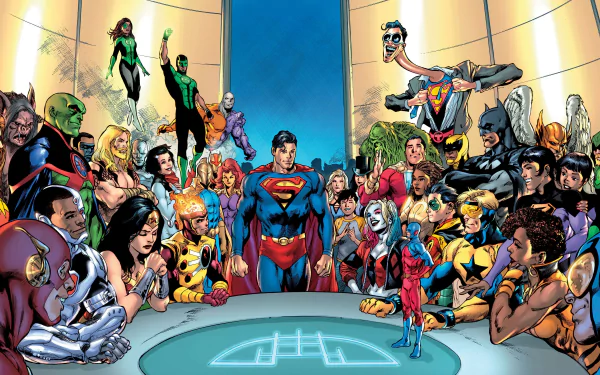 Comic Justice League HD Desktop Wallpaper | Background Image