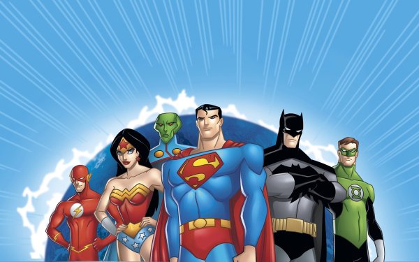 Movie Justice League: Crisis On Two Earths Justice League Superman Wonder Woman Martian Manhunter Flash Green Lantern Hal Jordan Wally West HD Wallpaper | Background Image