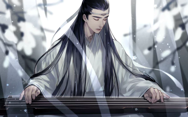 Lan Wangji Anime Mo Dao Zu Shi HD Desktop Wallpaper | Background Image