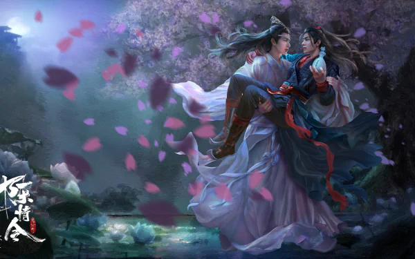 Wang Yibo Xiao Zhan Lan Wangji Wei Wuxian TV Show The Untamed HD Desktop Wallpaper | Background Image
