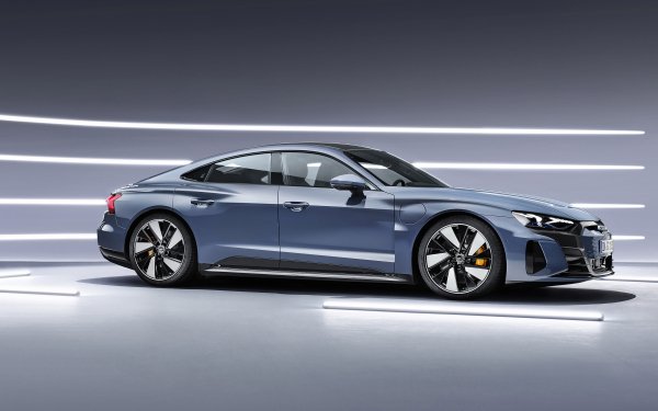Vehicles Audi E-Tron GT Audi Luxury Car Electric Car Blue Car HD Wallpaper | Background Image