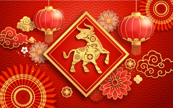 holiday Chinese New Year HD Desktop Wallpaper | Background Image