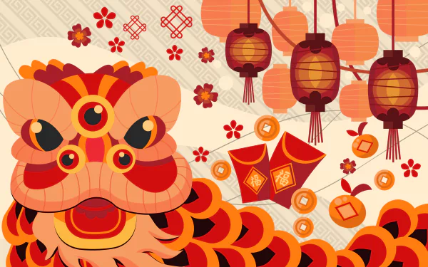 holiday Chinese New Year HD Desktop Wallpaper | Background Image