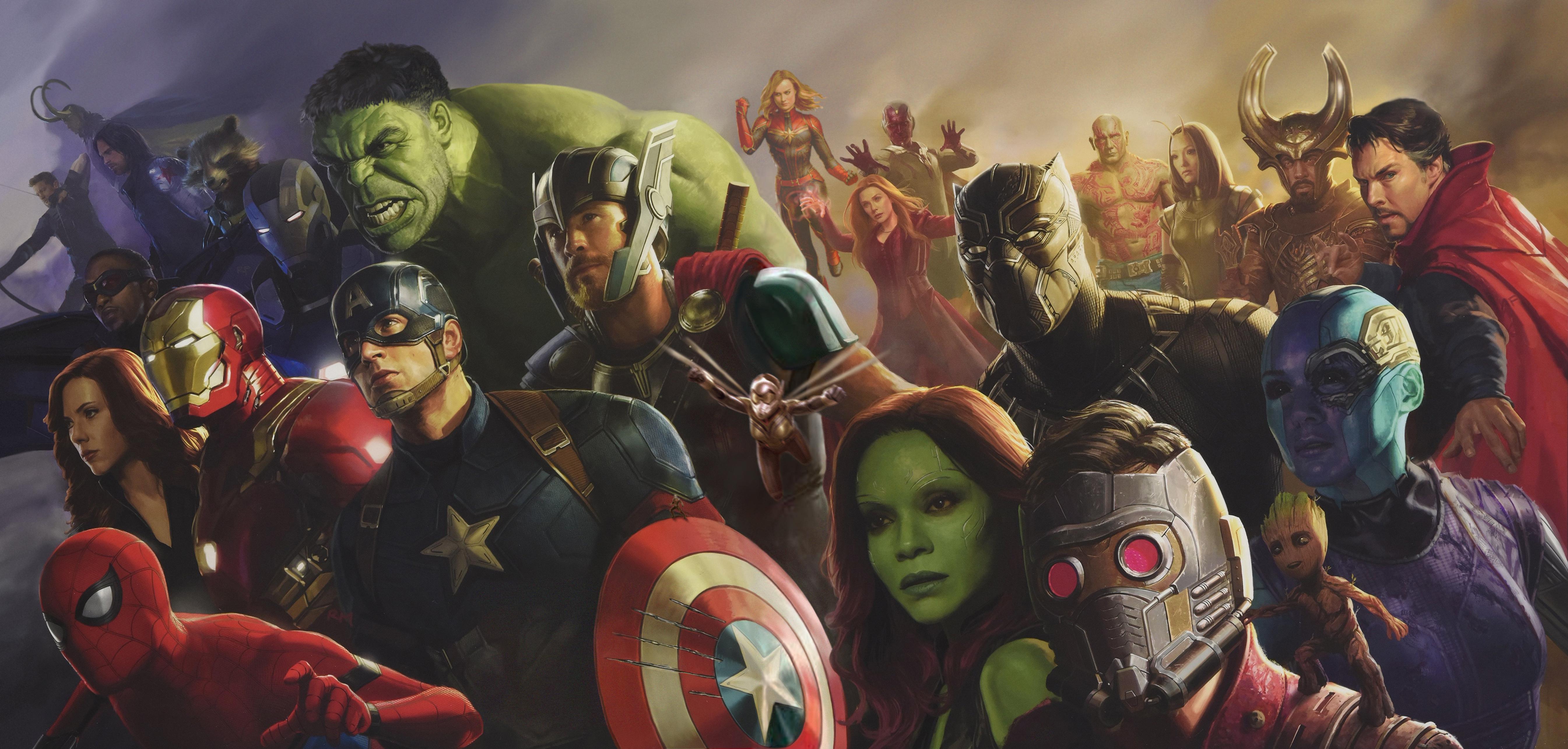 Movie Avengers: Infinity War 4k Ultra HD Wallpaper by Ryan Meinerding