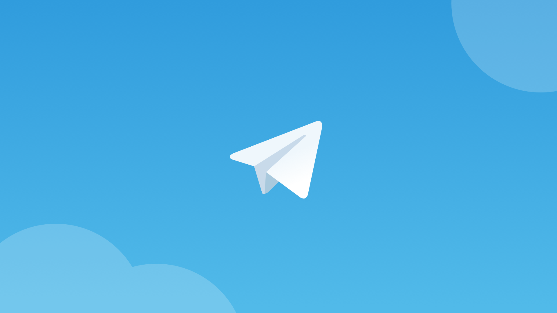 Telegram Logo Sky Blue HD Wallpaper