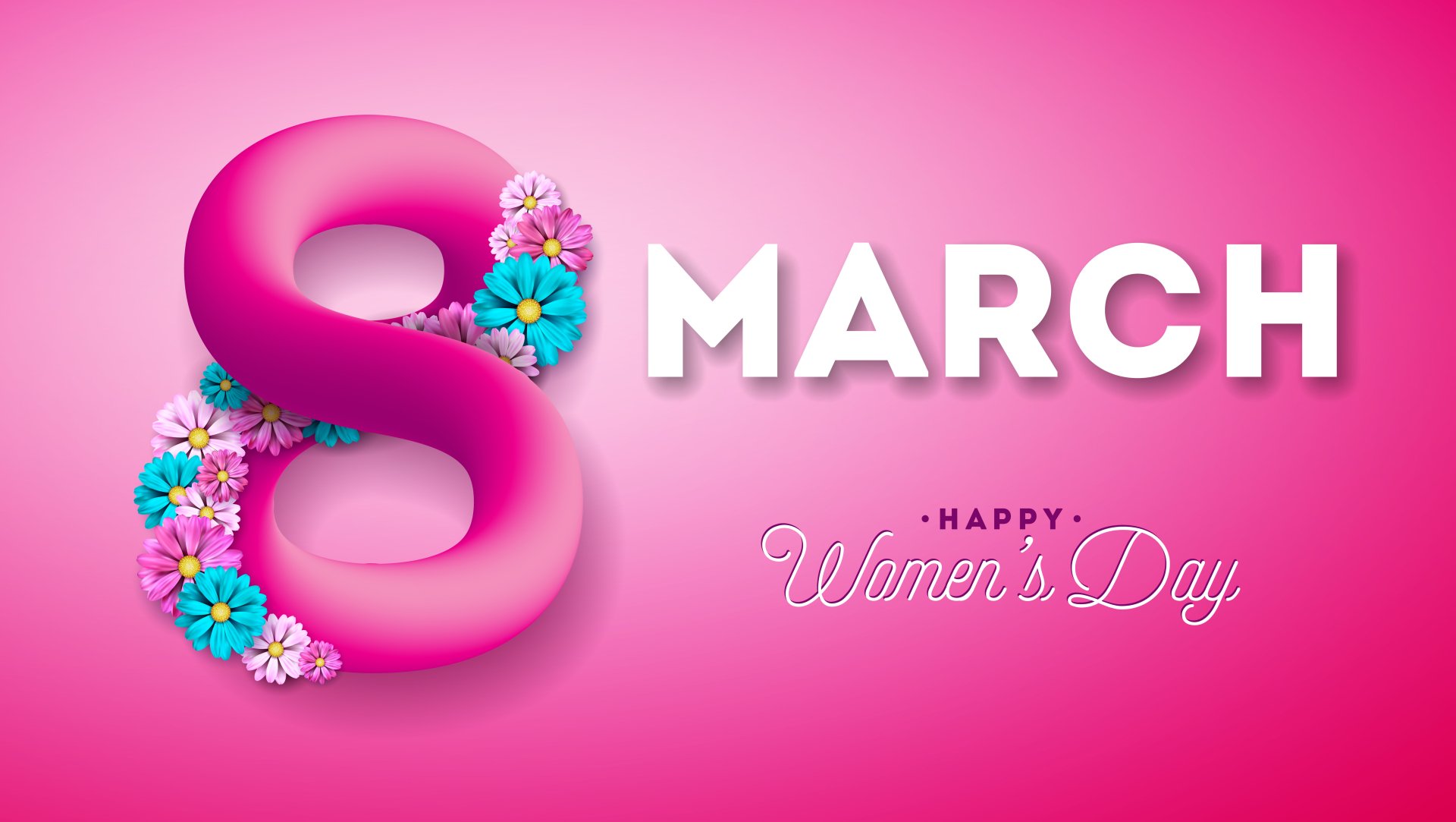Download Flower Happy Women's Day Holiday Women's Day 4k Ultra HD Wallpaper