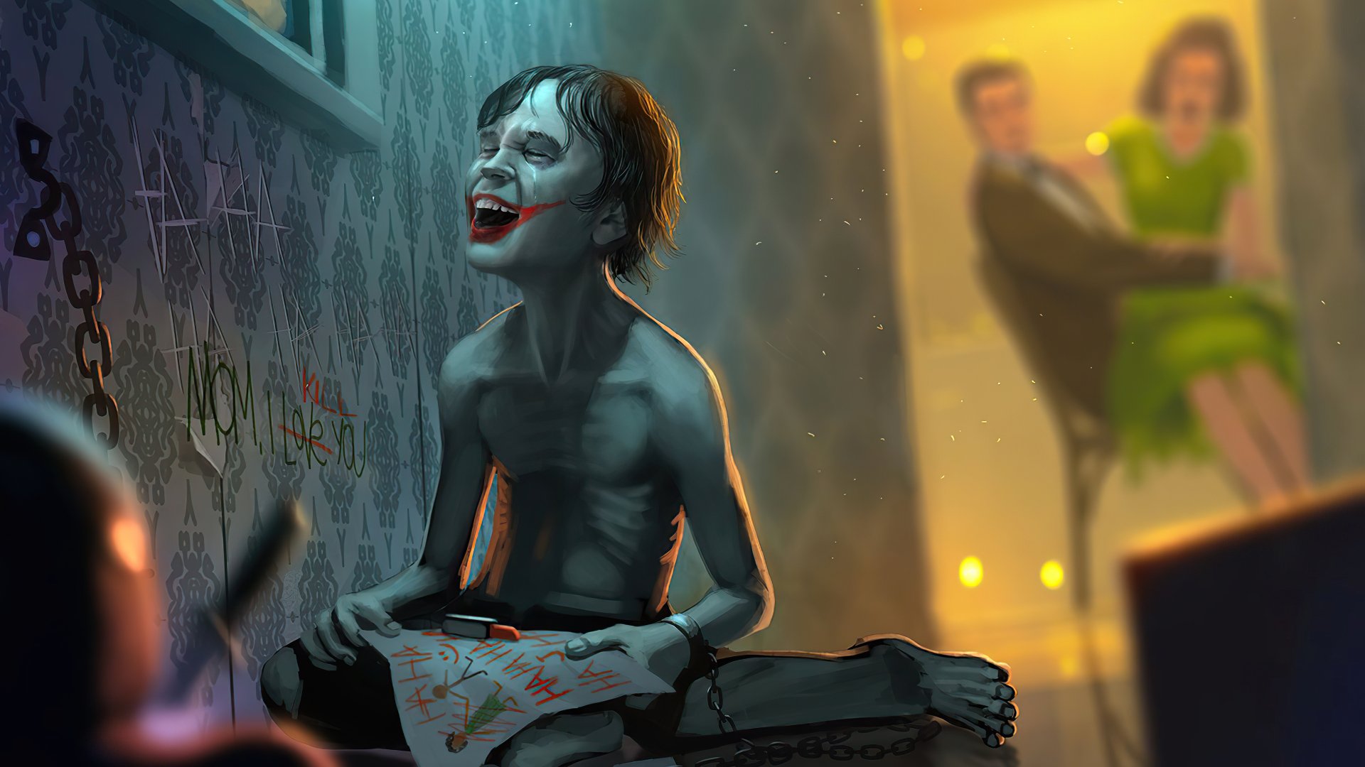 Download DC Comics Child Comic Joker 4k Ultra HD Wallpaper by Nikolay Mochkin