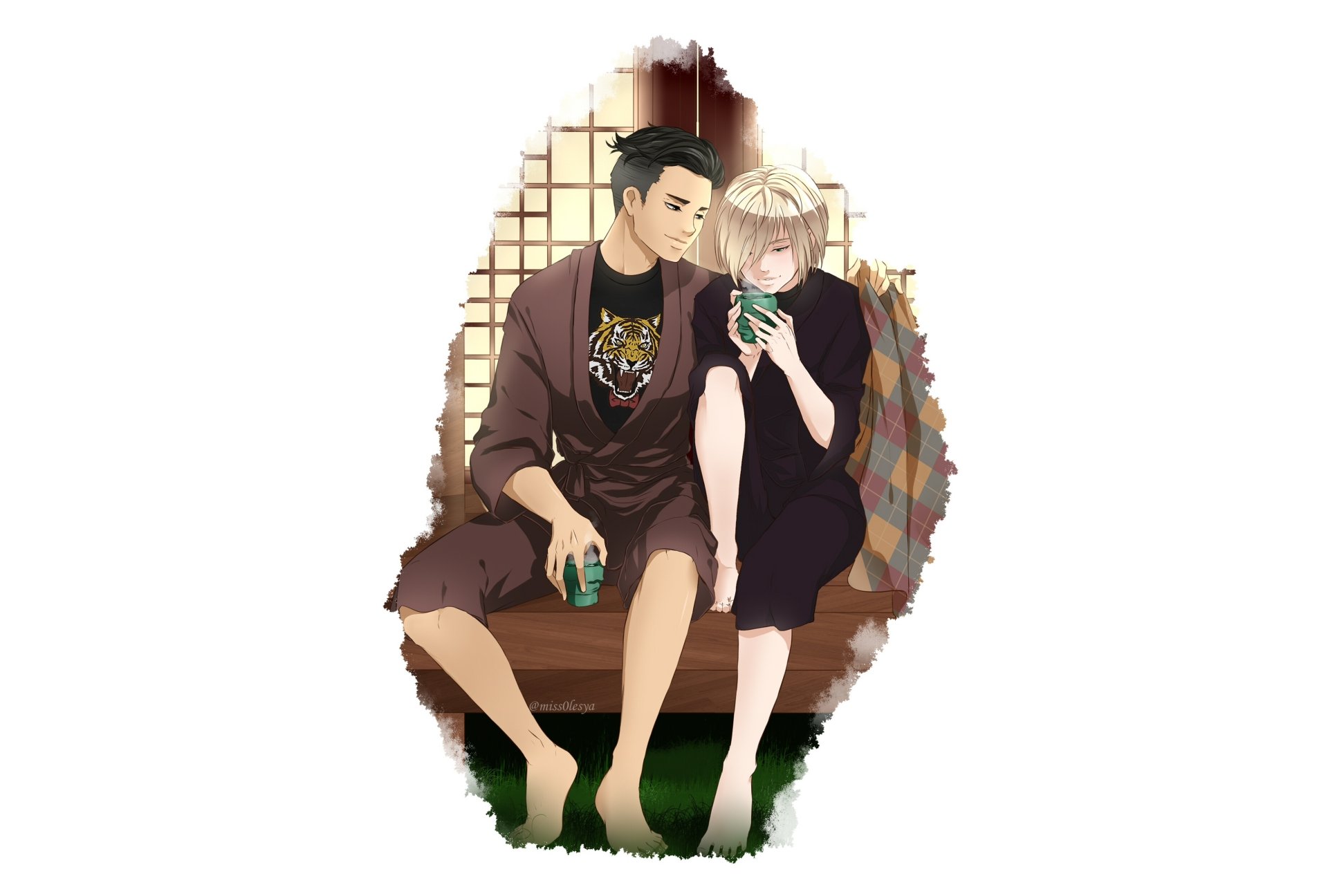 Download Yuri Plisetsky Otabek Altin Anime Yuri!!! On ICE HD Wallpaper by Miss0lesya