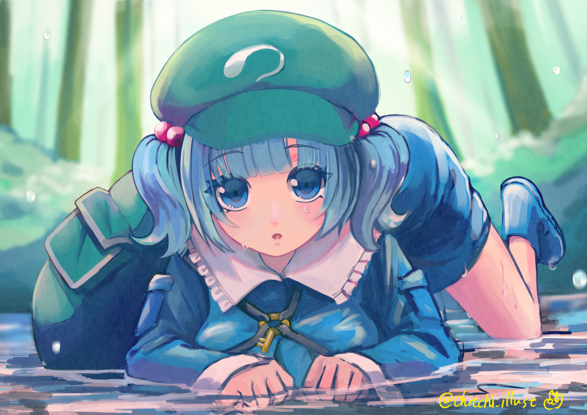 Download Nitori Kawashiro Anime Touhou HD Wallpaper by ちちち
