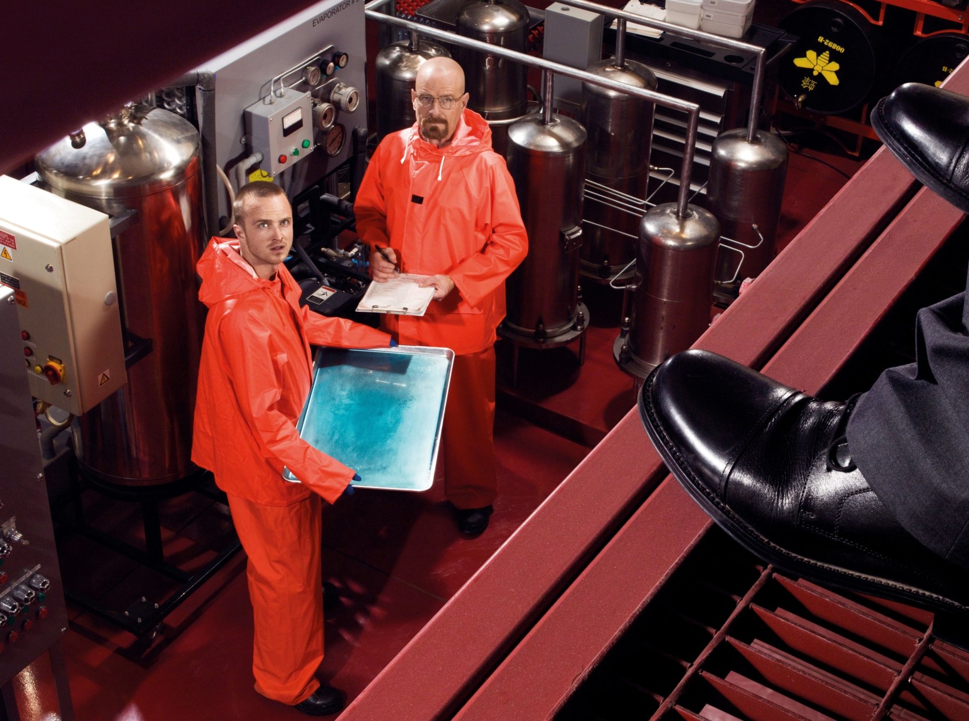 Download Bryan Cranston Walter White Jesse Pinkman Aaron Paul TV Show Breaking Bad 4k Ultra HD Wallpaper