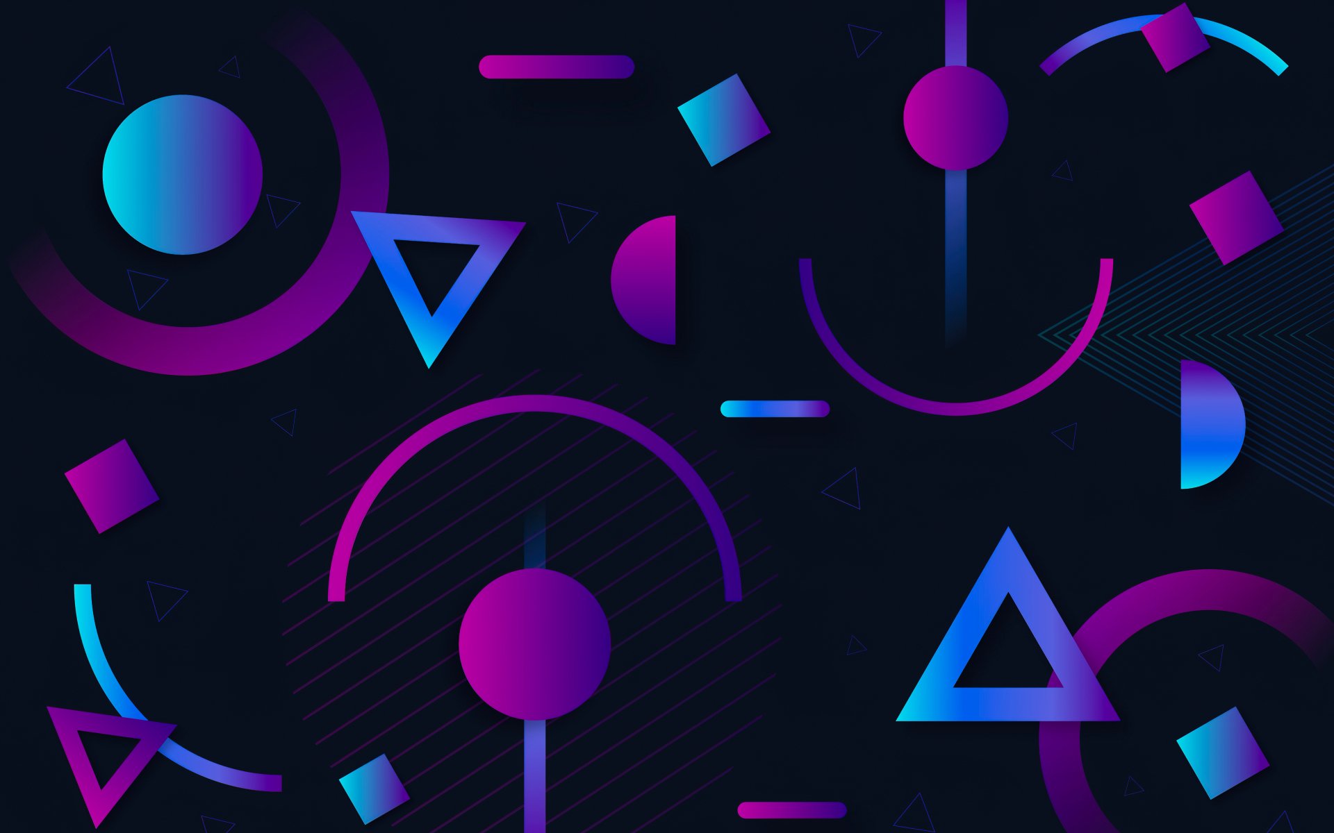 Download Purple Artistic Shapes 4k Ultra HD Wallpaper by JFL