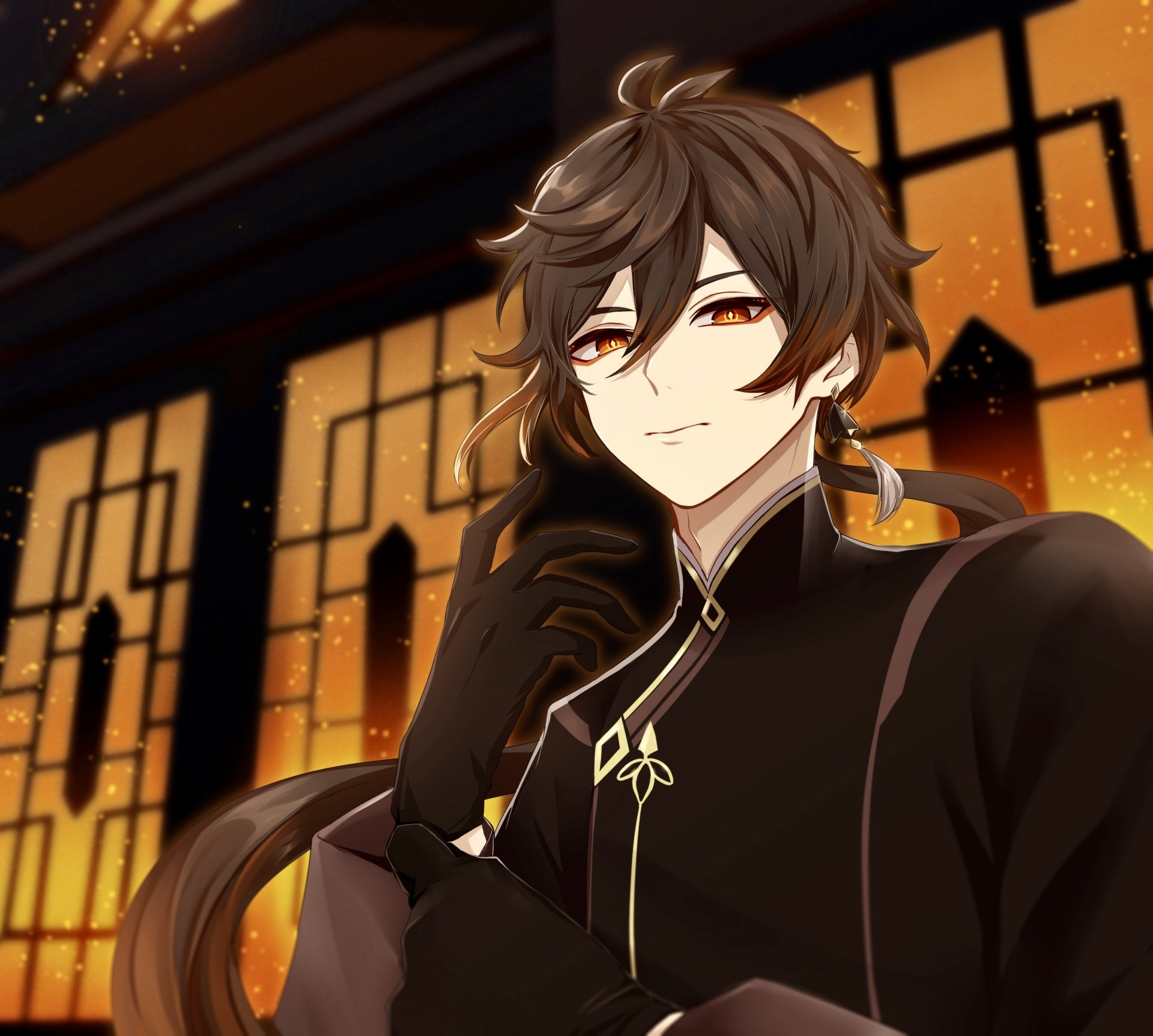 Download Zhongli (Genshin Impact) Video Game Genshin Impact HD Wallpaper by 戸隠アカメ