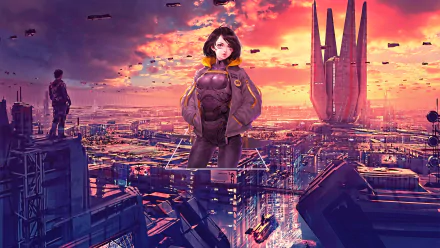 Alita (Alita: Battle Angel) Alita: Battle Angel Anime HD Desktop Wallpaper | Background Image