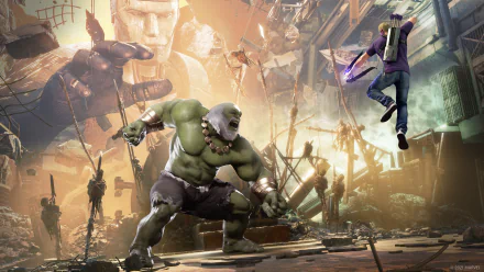 video game Marvel's Avengers HD Desktop Wallpaper | Background Image