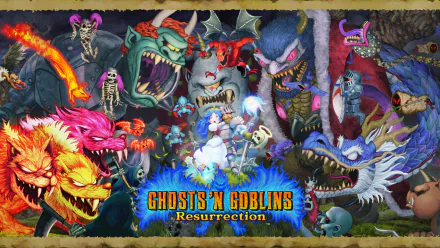 Firebrand (Ghosts 'n Goblins) Princess Prin Prin Arthur (Ghosts 'n Goblins) video game Ghosts 'n Goblins Resurrection HD Desktop Wallpaper | Background Image