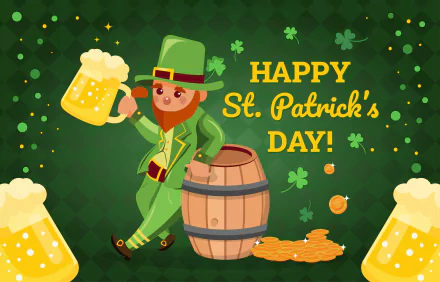 beer leprechaun holiday St. Patrick's Day HD Desktop Wallpaper | Background Image