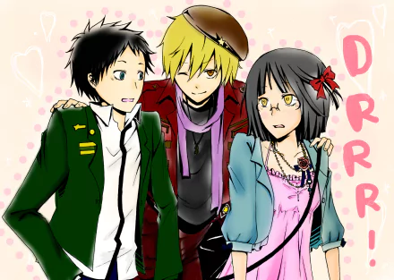 Anri Sonohara Masaomi Kida Mikado Ryūgamine Anime Durarara!! HD Desktop Wallpaper | Background Image
