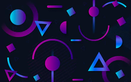 purple artistic shapes HD Desktop Wallpaper | Background Image