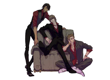 Ryan Goldsmith Barnaby Brooks Jr. Kotetsu T. Kaburagi Anime Tiger & Bunny HD Desktop Wallpaper | Background Image