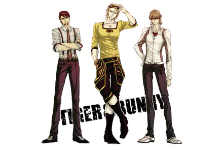 Barnaby Brooks Jr. Kotetsu T. Kaburagi Anime Tiger & Bunny HD Desktop Wallpaper | Background Image