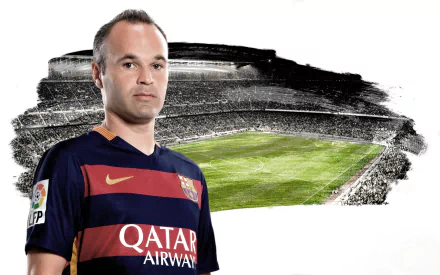 Spanish soccer Andrés Iniesta Sports HD Desktop Wallpaper | Background Image
