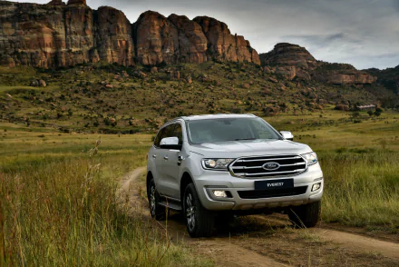 silver car SUV car Ford vehicle Ford Everest HD Desktop Wallpaper | Background Image