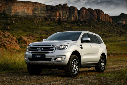 silver car SUV car Ford vehicle Ford Everest HD Desktop Wallpaper | Background Image