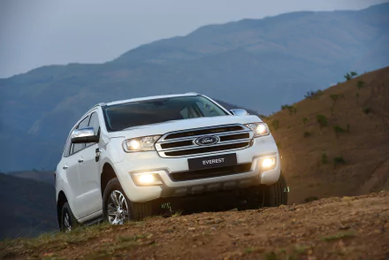 silver car SUV car Ford vehicle Ford Everest HD Desktop Wallpaper | Background Image