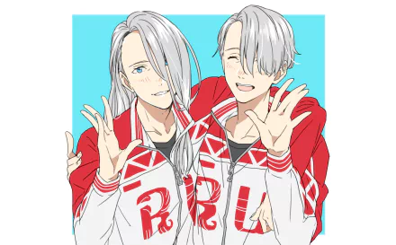 Victor Nikiforov Anime Yuri!!! on ICE HD Desktop Wallpaper | Background Image