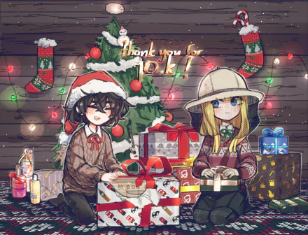 Anime Christmas anime christmas HD Desktop Wallpaper | Background Image
