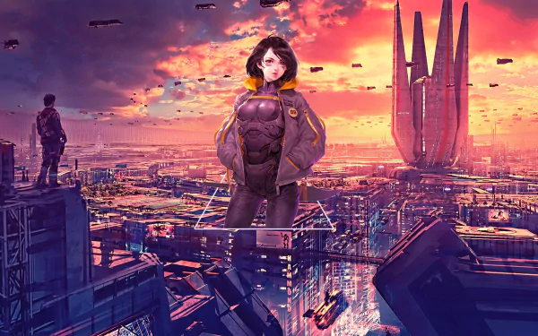 Alita (Alita: Battle Angel) Alita: Battle Angel Anime HD Desktop Wallpaper | Background Image