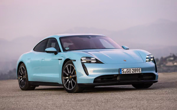 car Porsche Porsche Taycan vehicle Porsche Taycan 4S HD Desktop Wallpaper | Background Image