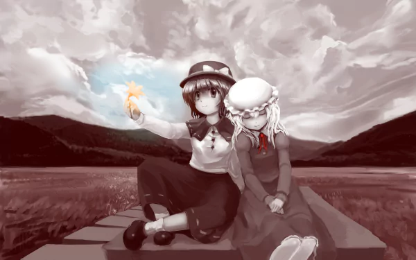 Renko Usami Maribel Hearn Anime Touhou HD Desktop Wallpaper | Background Image