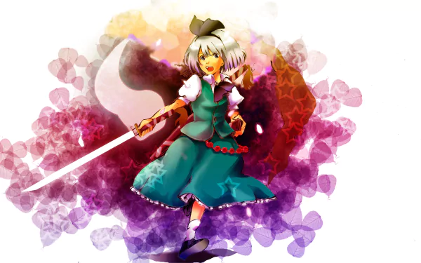 Myon (Touhou) Youmu Konpaku Anime Touhou HD Desktop Wallpaper | Background Image