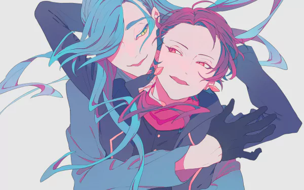 Nikkari Aoe Kashuu Kiyomitsu Anime Touken Ranbu HD Desktop Wallpaper | Background Image