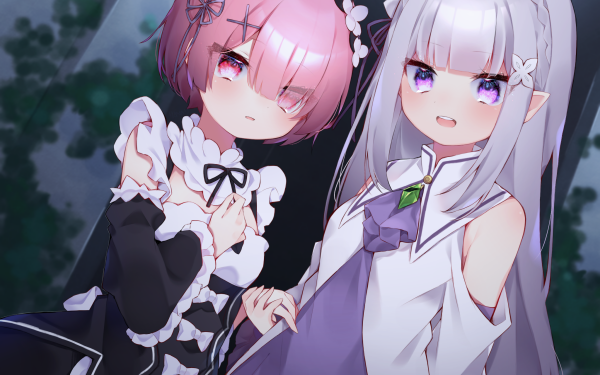 Anime Re:ZERO -Starting Life in Another World- Emilia Ram HD Wallpaper | Background Image