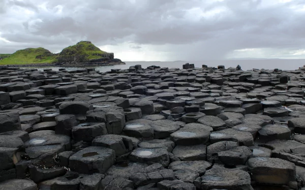  Giant's Causeway on the Coast of Ireland by Herbert Bieser